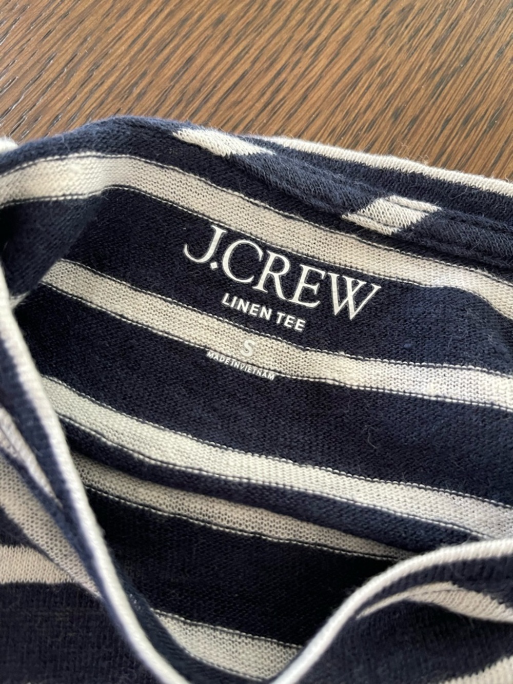 J Crew Relaxed Linen T-shirt - Picture 3 of 6